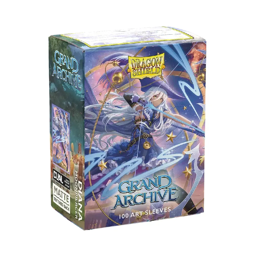 Levně Dragon Shield Grand Archive Dual Matte obaly s motivem – Diana, Moonpiercer (matné, 100 ks)