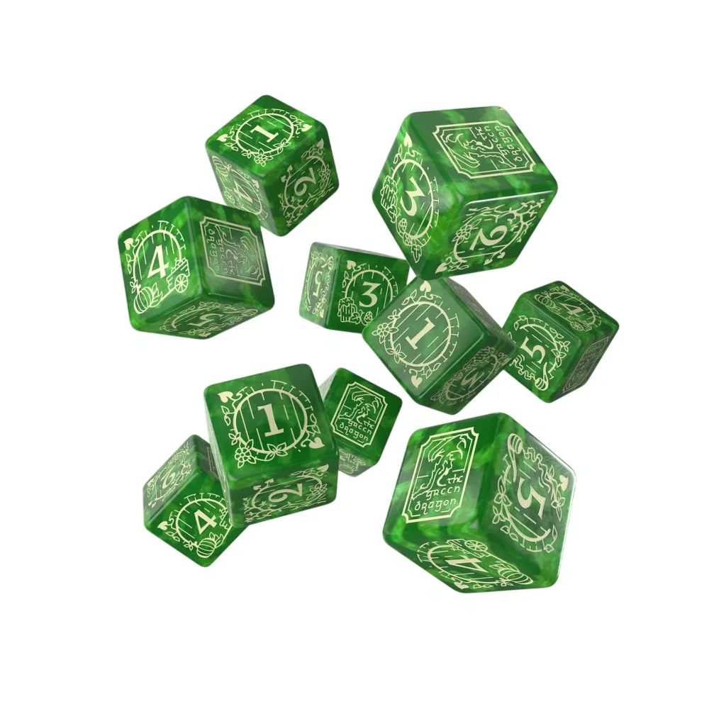 Q Workshop sada kostek  – Pán prstenů: Kraj (zelené/béžové)
