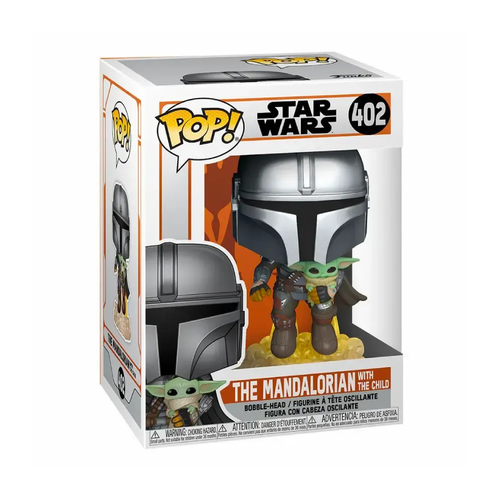 Funko POP! Star Wars: The Mandalorian – Mando Flying figurka #402