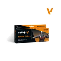 Vallejo Model Color Set: Metallic Colors - 70.118