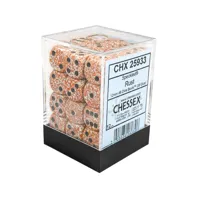 Chessex sada 6-stěnných kostek 12mm – Speckled Rust (36 ks)