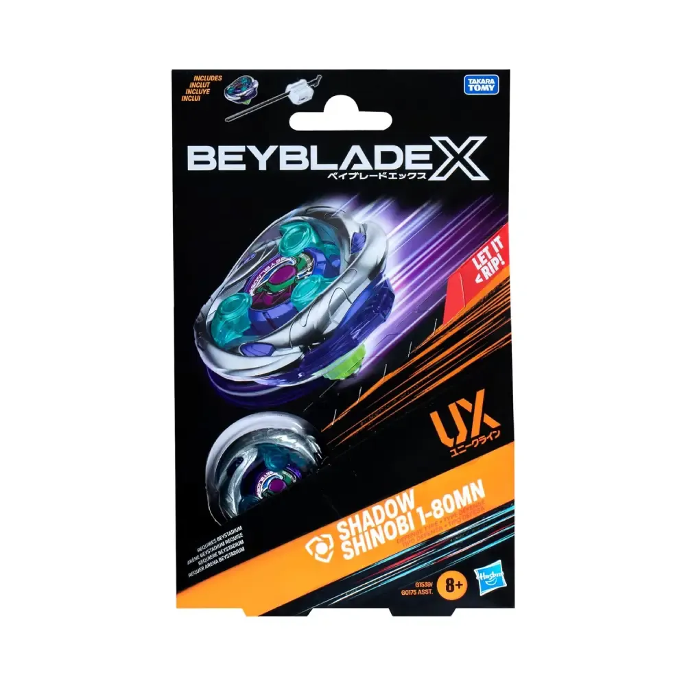 Beyblade X Shadow Shinobi 1-80MN Starter Pack Set 