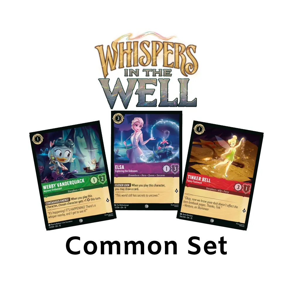 Lorcana: Whispers in the Well Common Set