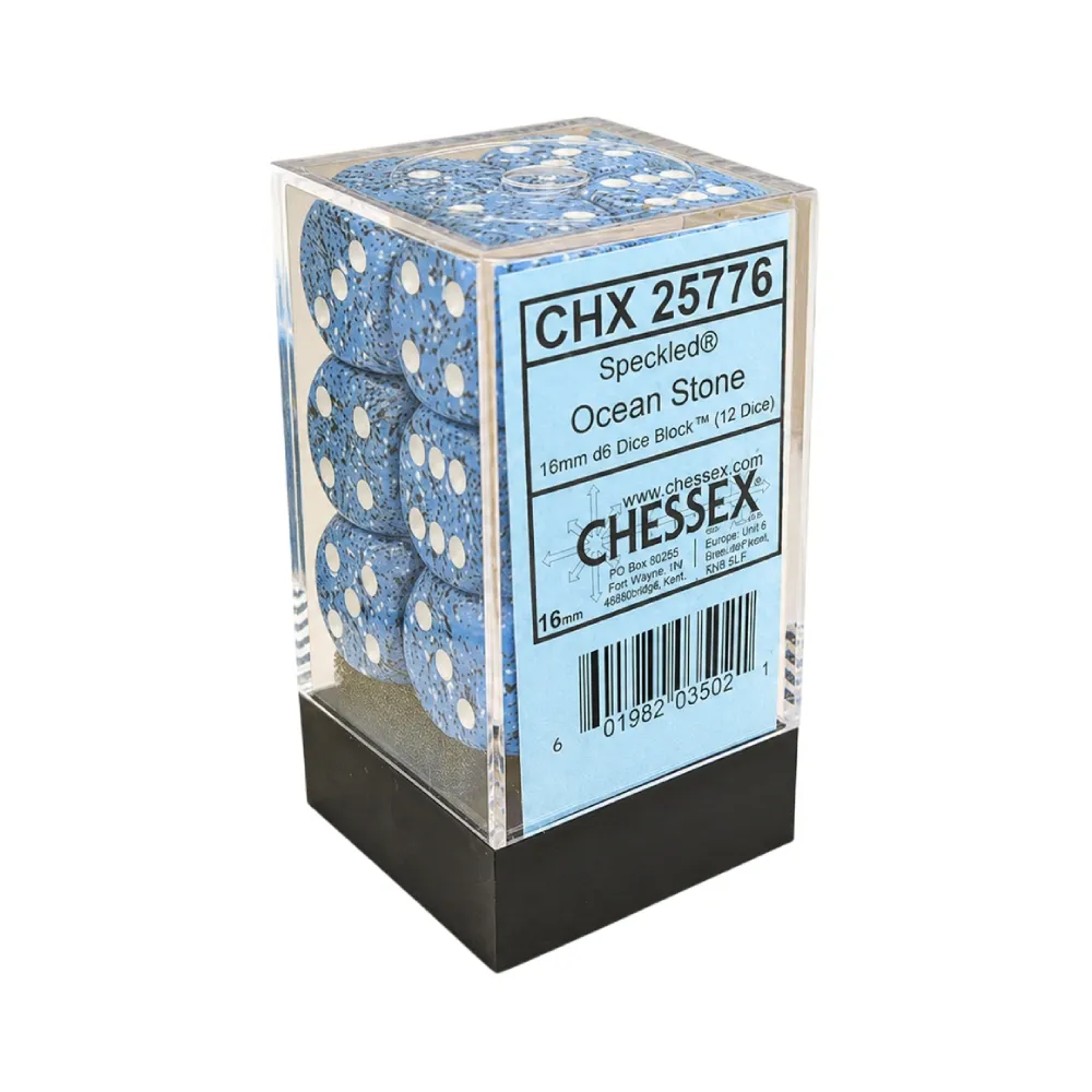 Chessex sada 6-stěnných kostek 16mm