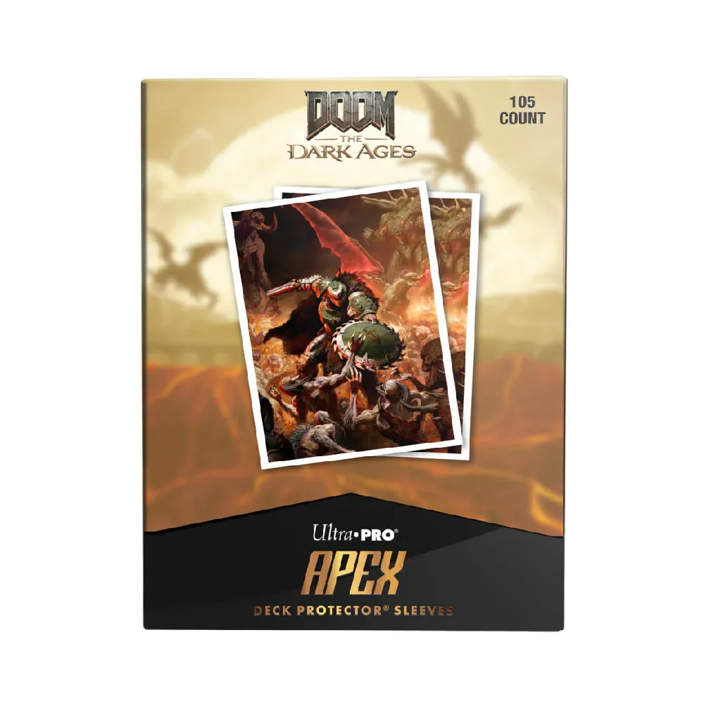 Ultra PRO Apex Deck Protector – Doom: The Dark Ages – Onslaught obaly (105 ks)