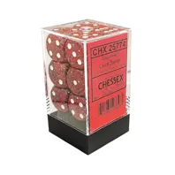 Chessex sada 6-stěnných kostek 16mm – Speckled Lava Stone (12 ks)