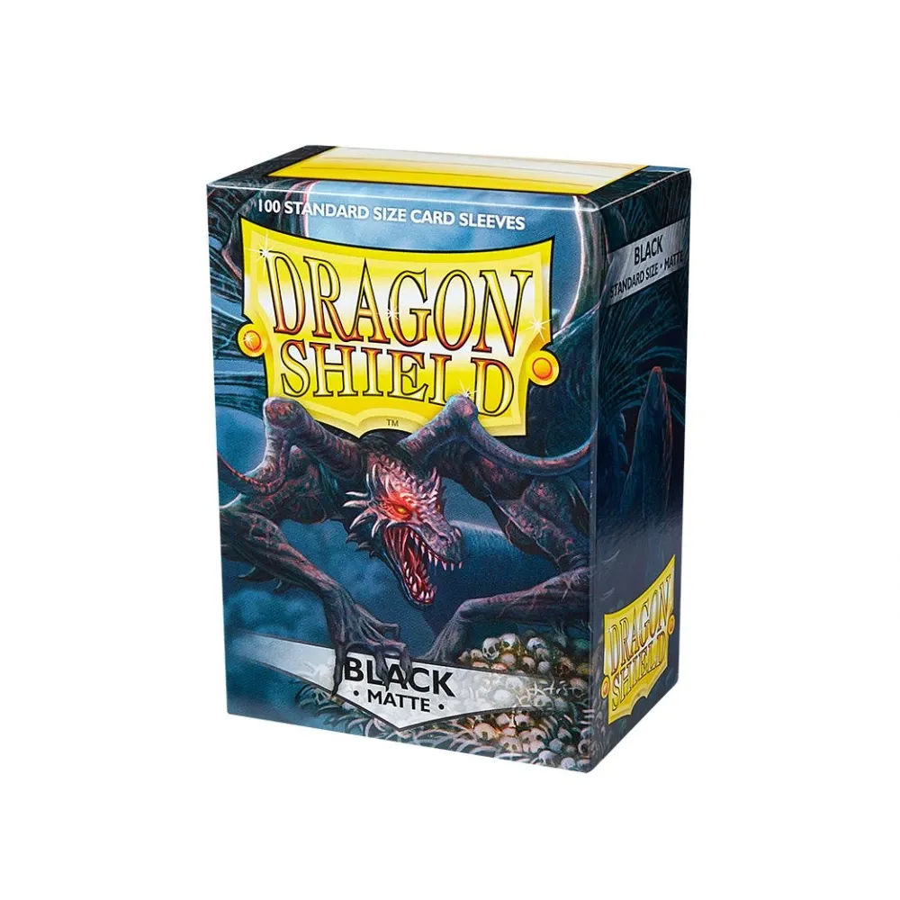 Dragon Shield Matte obaly – Black (matné, černé, 100 ks)