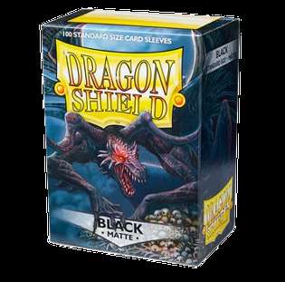 Dragon Shield 100ks - Matte Black