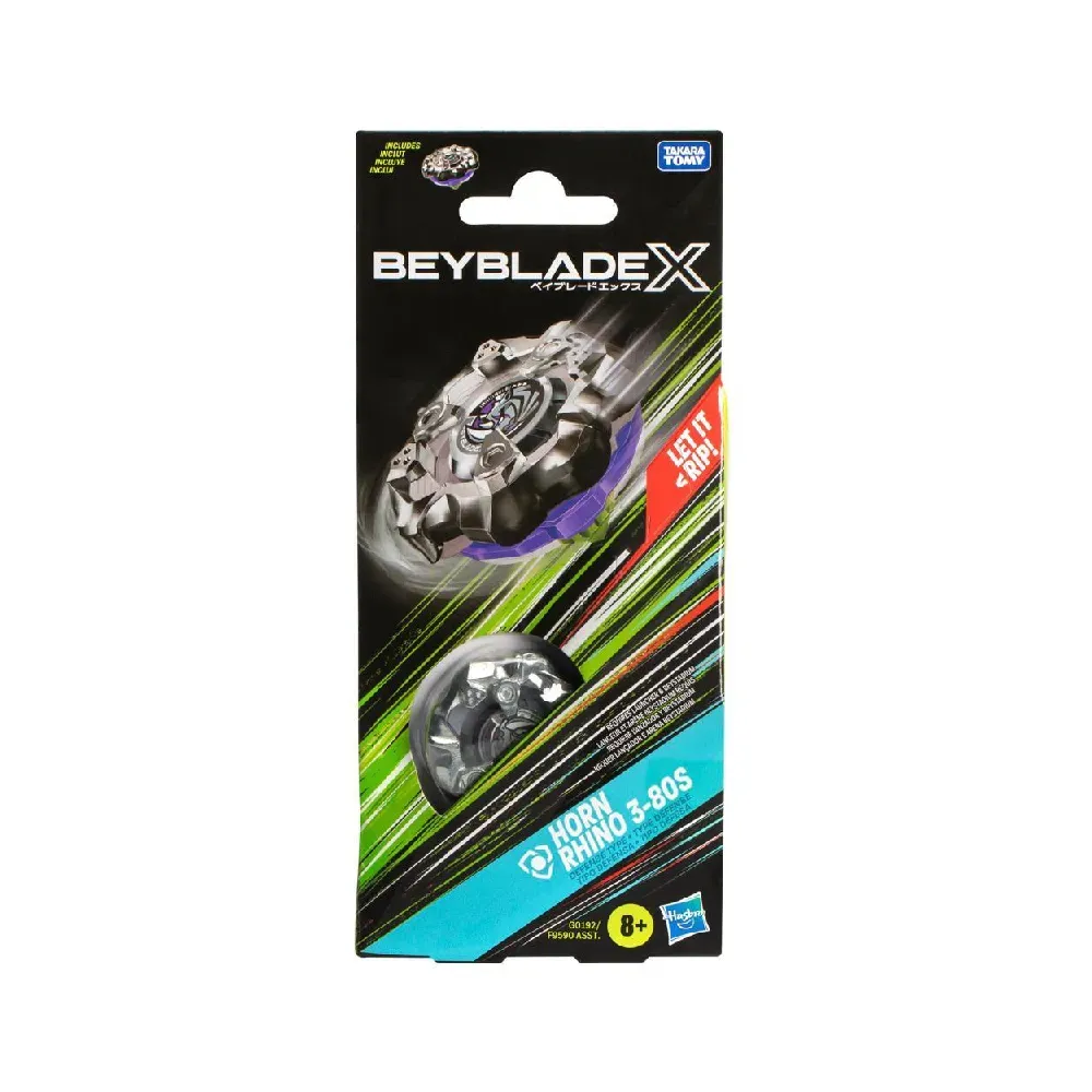 Beyblade X Horn Rhino 3-80S Booster Pack Set 