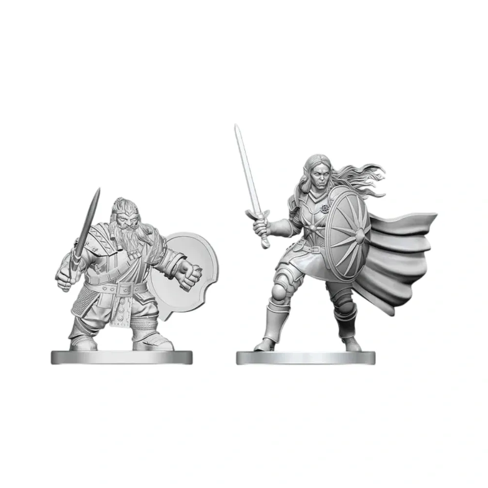 Dungeons & Dragons – Nolzur's Marvelous Miniatures: Dwarf Fighter & Orc Paladin