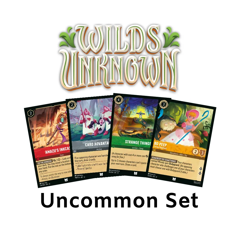 Lorcana: Wilds Unknown Uncommon Set