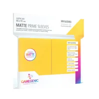 Gamegenic Matte Prime obaly – Yellow (matné, žluté, 100 ks)