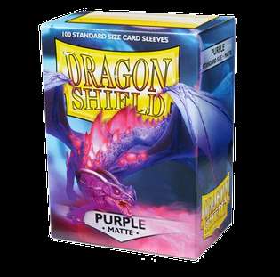 Levně Dragon Shield Matte obaly – Purple (matné, fialové, 100 ks)