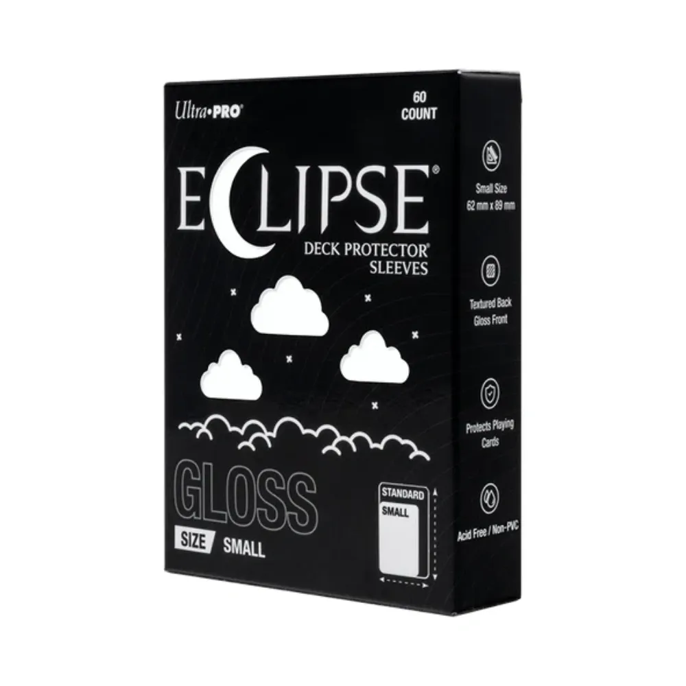Ultra PRO Eclipse Gloss obaly – Arctic White (bílé, 60 ks)