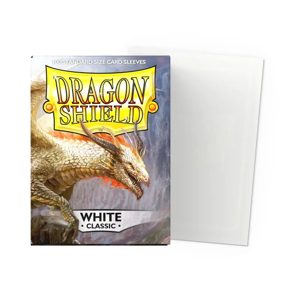 Levně Dragon Shield Classic obaly – White (bílé, 100ks)
