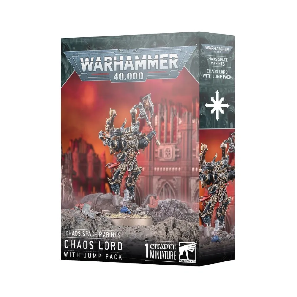 Warhammer 40k – Chaos Lord with Jump Pack