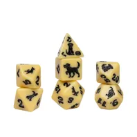 Sirius Dice – Animal Series: Golden Pup sada vícestěnných kostek