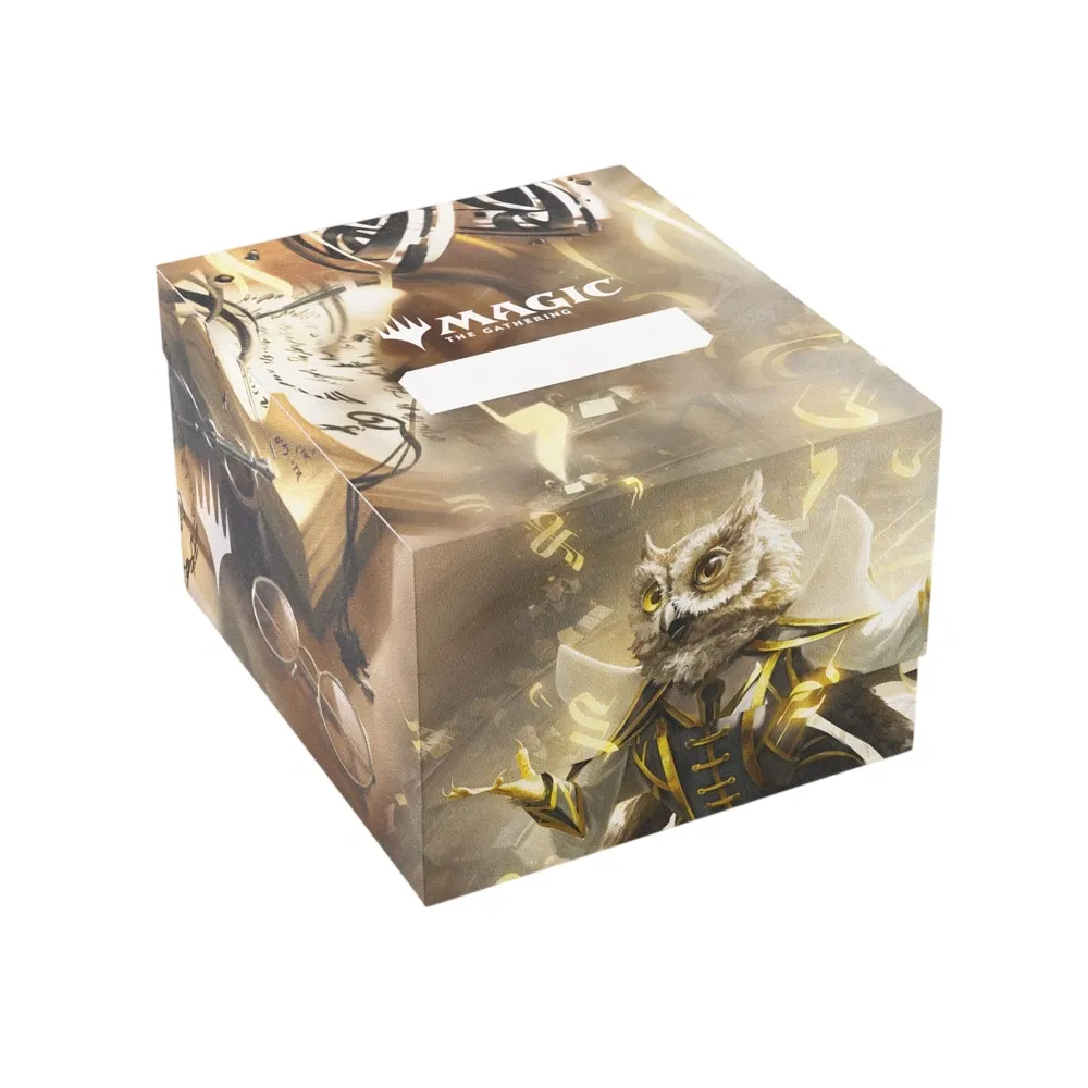 Gamegenic Secrets of Strixhaven: "Stirring Hopesinger/Inkling Token" Soft Crate 100+ Sideloading XL Deck Box