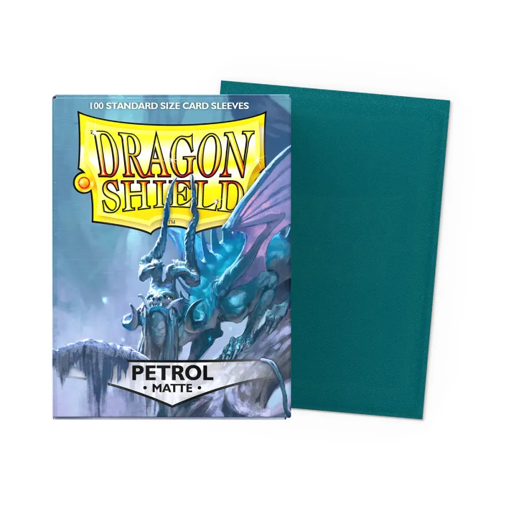Levně Dragon Shield Matte obaly – Petrol (matné, tyrkysové, 100 ks)