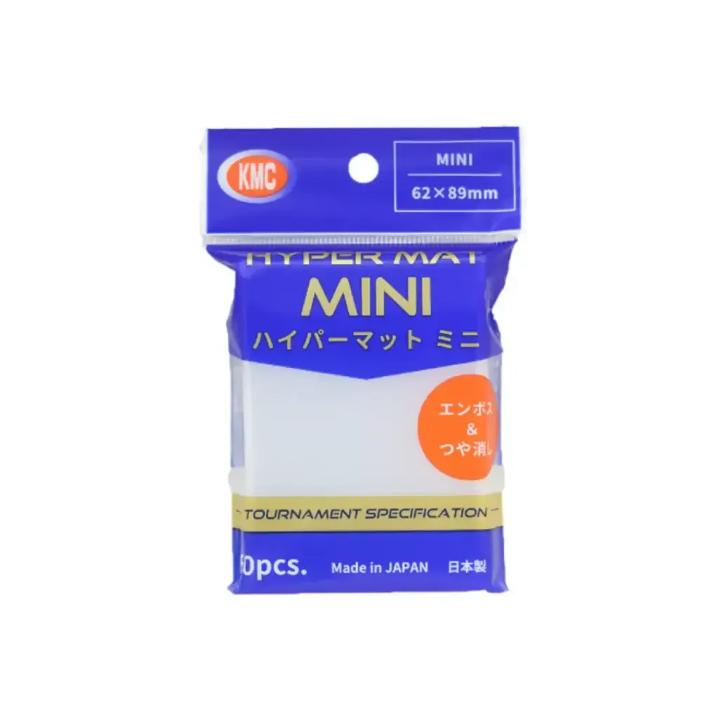 KMC Hyper MAT Mini obaly – Clear (malé, matné, čiré, 60 ks)