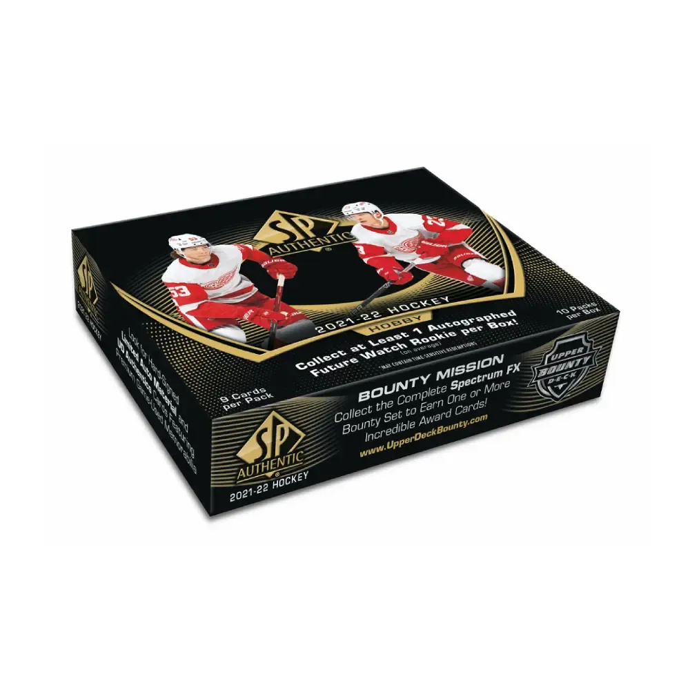 2021-22 Upper Deck SP Authentic Hockey Hobby Box