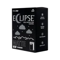 Ultra PRO Eclipse Matte Deck Protector Sleeves – Smoke Grey (105 pcs)