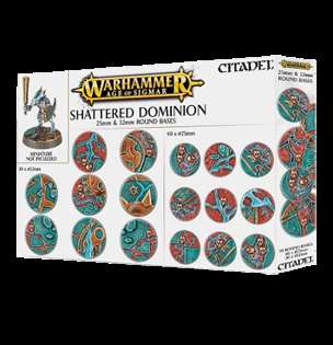 Levně Citadel Shattered Dominion 25 & 32mm Round Bases