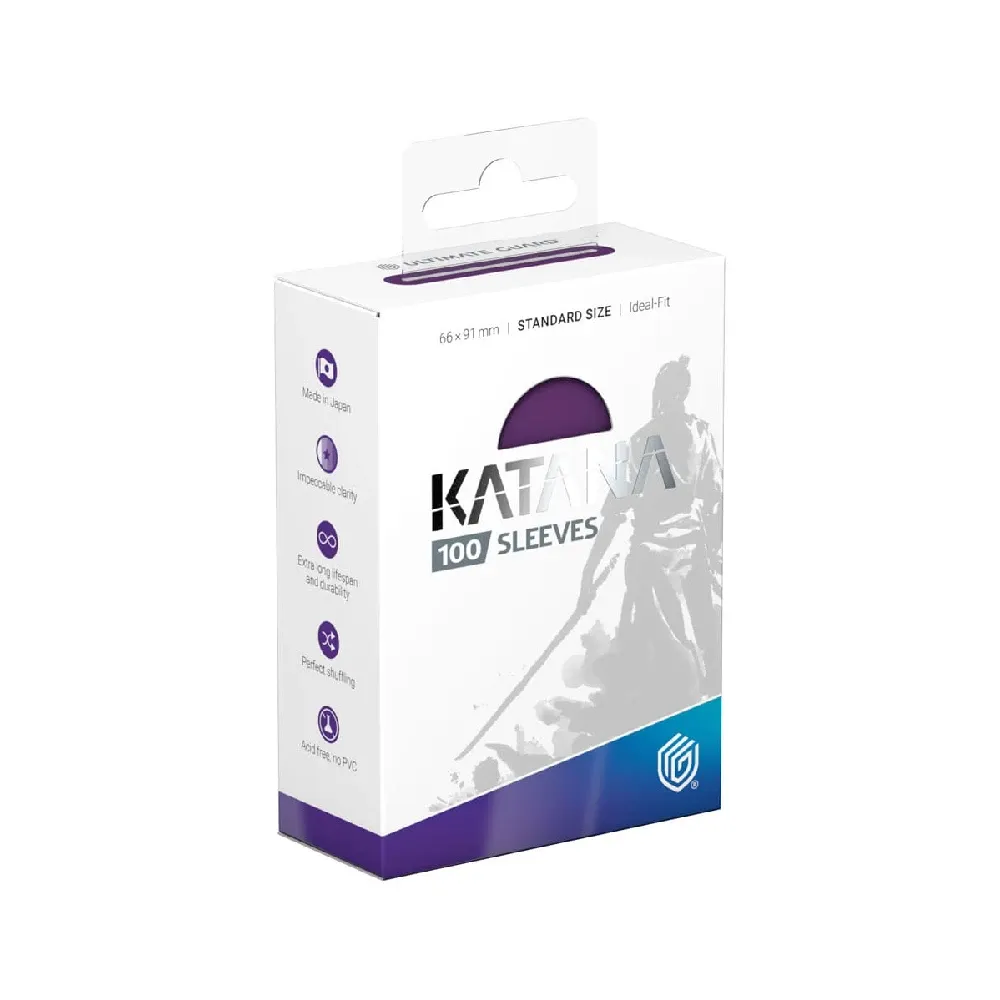 Ultimate Guard Katana obaly – Iris Bloom (fialové, 100 ks)