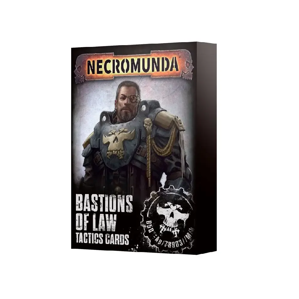 Necromunda - Palanite Enforcer: Bastions of Law Gang Tactics Cards 