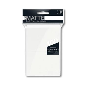 Ultra PRO Pro-Matte obaly – White (bílé, 100 ks)
