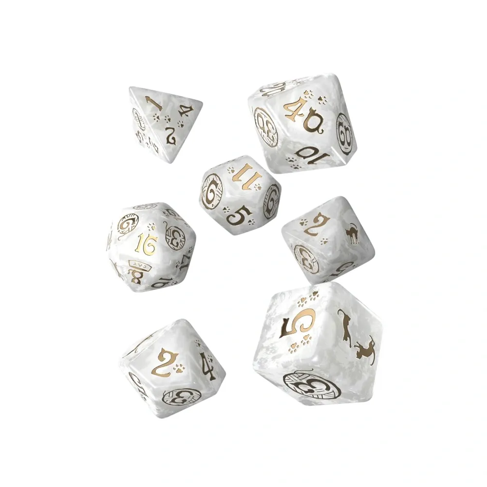 Q WORKSHOP CATS Dice Set: Purrl