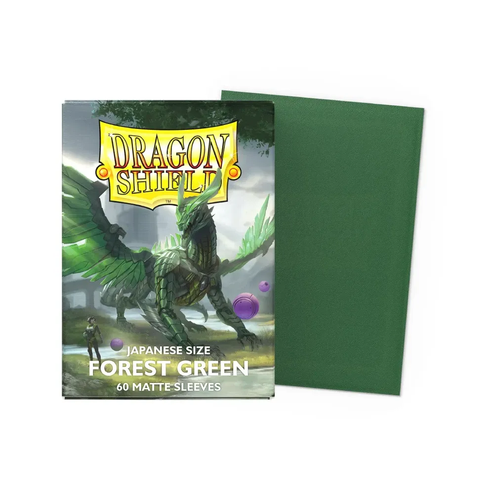 Dragon Shield malé obaly – Matte Forest Green (matné, zelené, 60 ks)