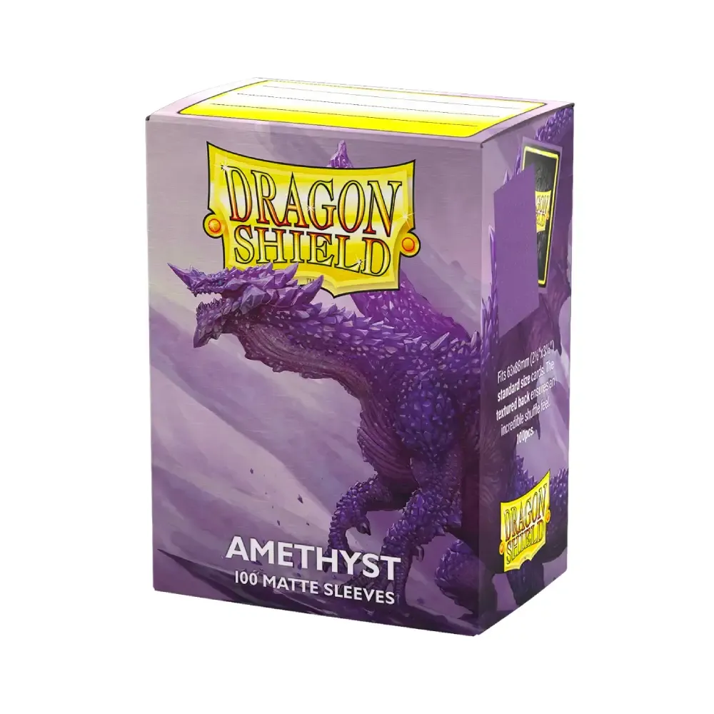 100 Dragon Shield obalů - matné Amethyst