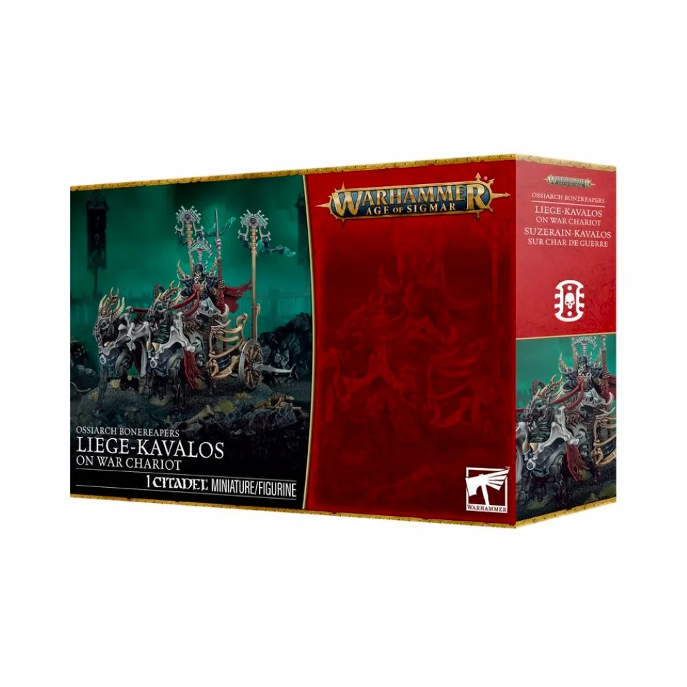 Warhammer AoS – Ossiarch Bonereapers: Liege-Kavalos on War Chariot