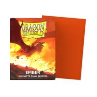 100 Dragon Shield Sleeves - Matte Dual Ember