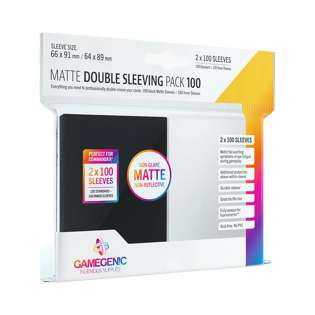 Gamegenic Matte Double Sleeving obaly (2x100 kusů)