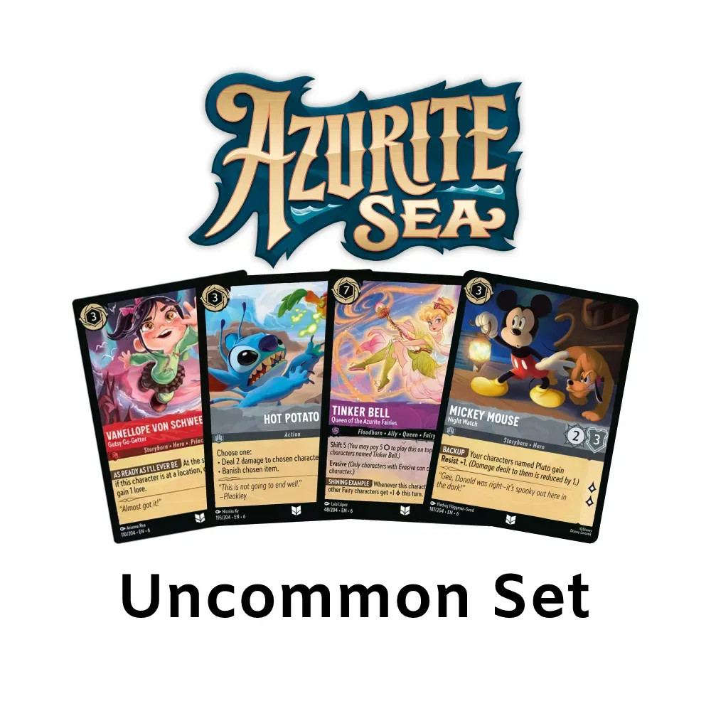 Lorcana: Azurite Sea Uncommon Set