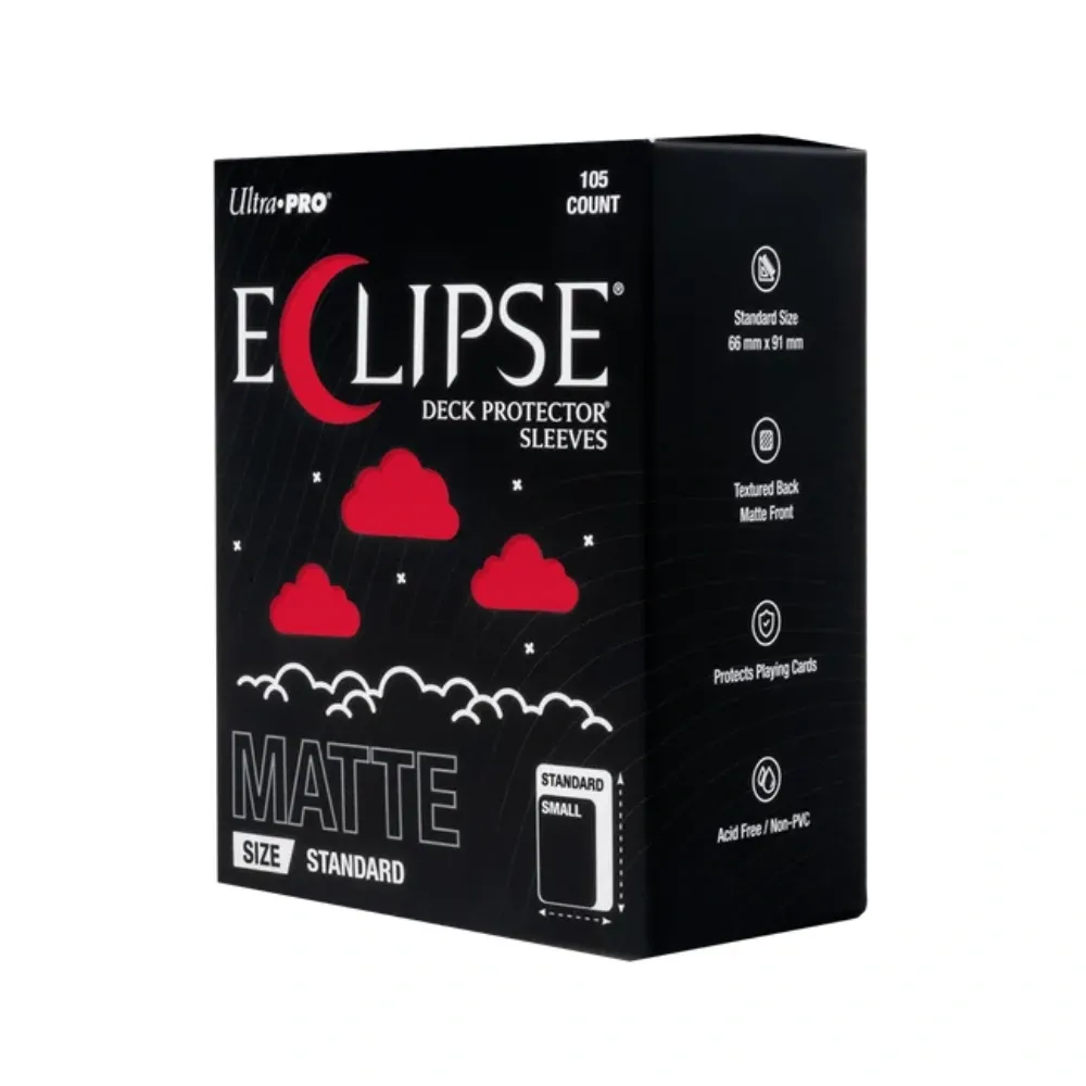 Ultra PRO Eclipse Matte obaly – Apple Red (červené, 105 ks)