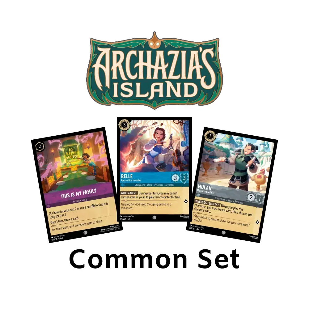 Lorcana: Archazia's Island Common Set