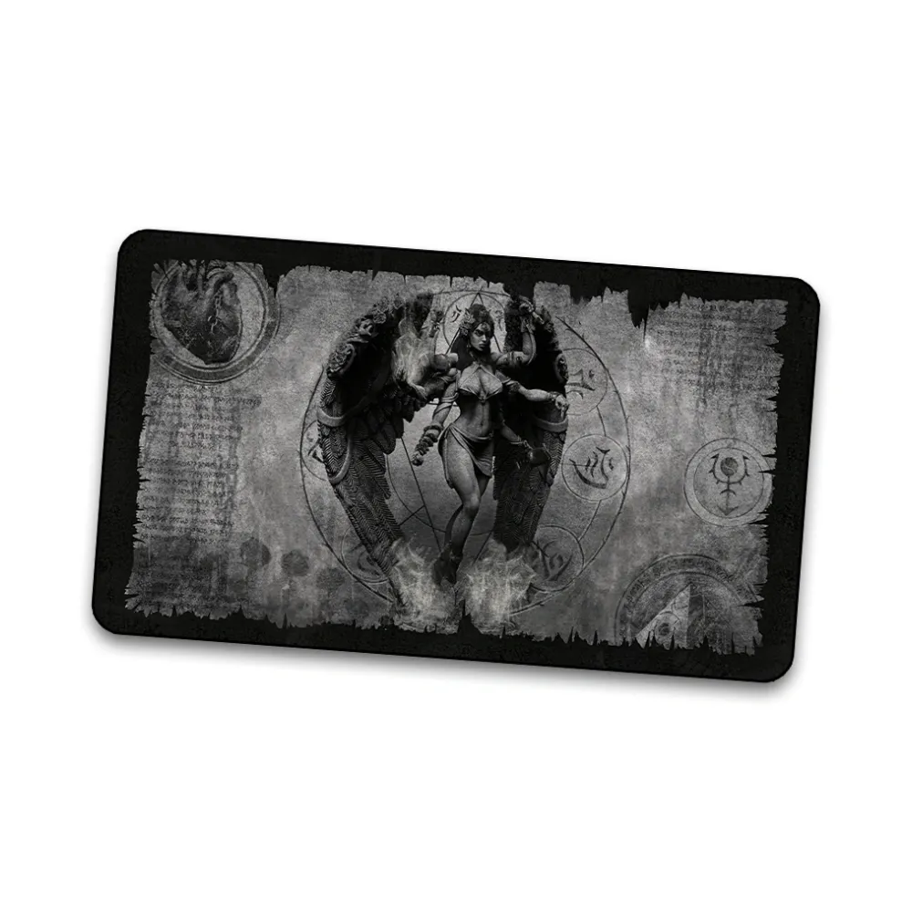 Kraken Wargames playmat – Abyzou Scroll Grey (obšívaný)