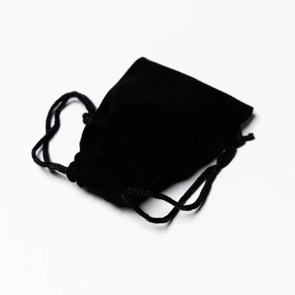 Mini pytlík na kostky a žetony - černý