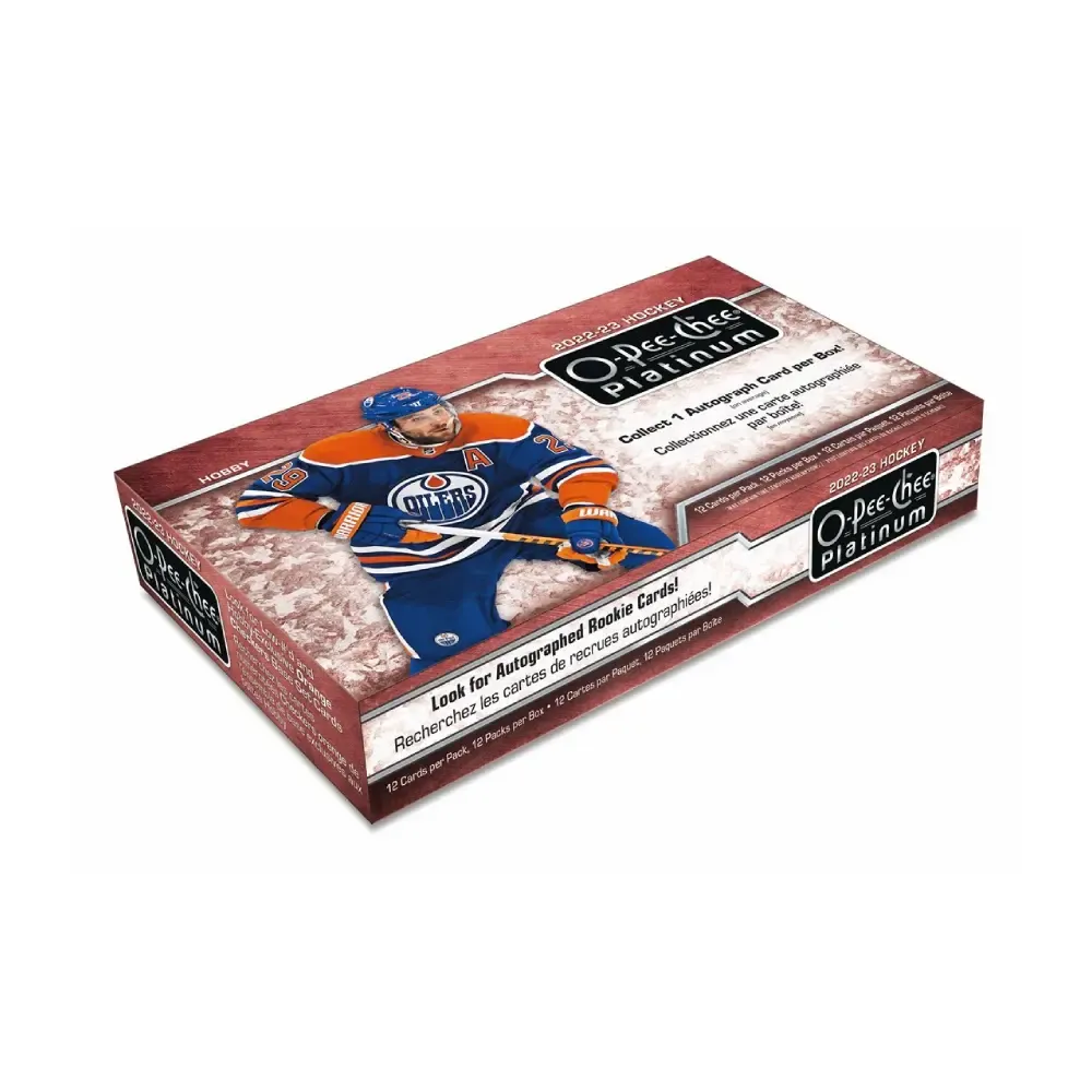 2022-23 Upper Deck O-Pee-Chee Platinum Hockey Hobby Box 