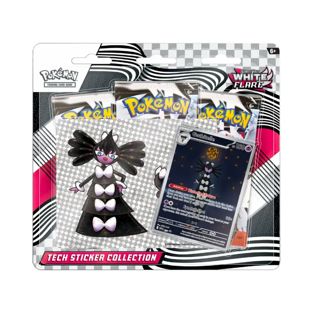 White Flare: Gothitelle Tech Sticker Collection 
