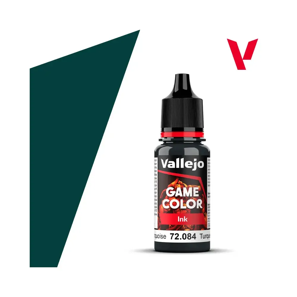 Vallejo Game Color Ink: Dark Turquoise – 72.084