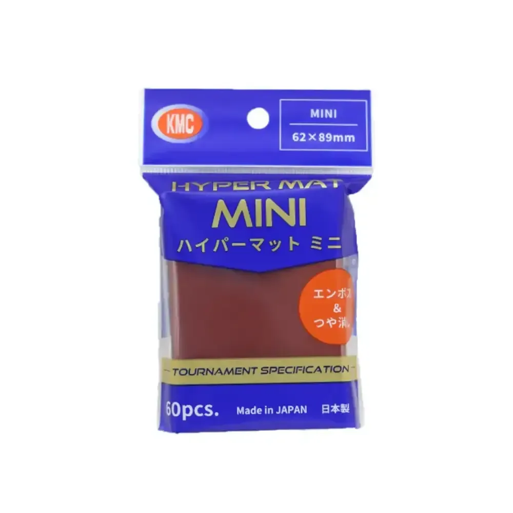 KMC Hyper MAT Mini obaly – Red (malé, matné, červené, 60 ks)