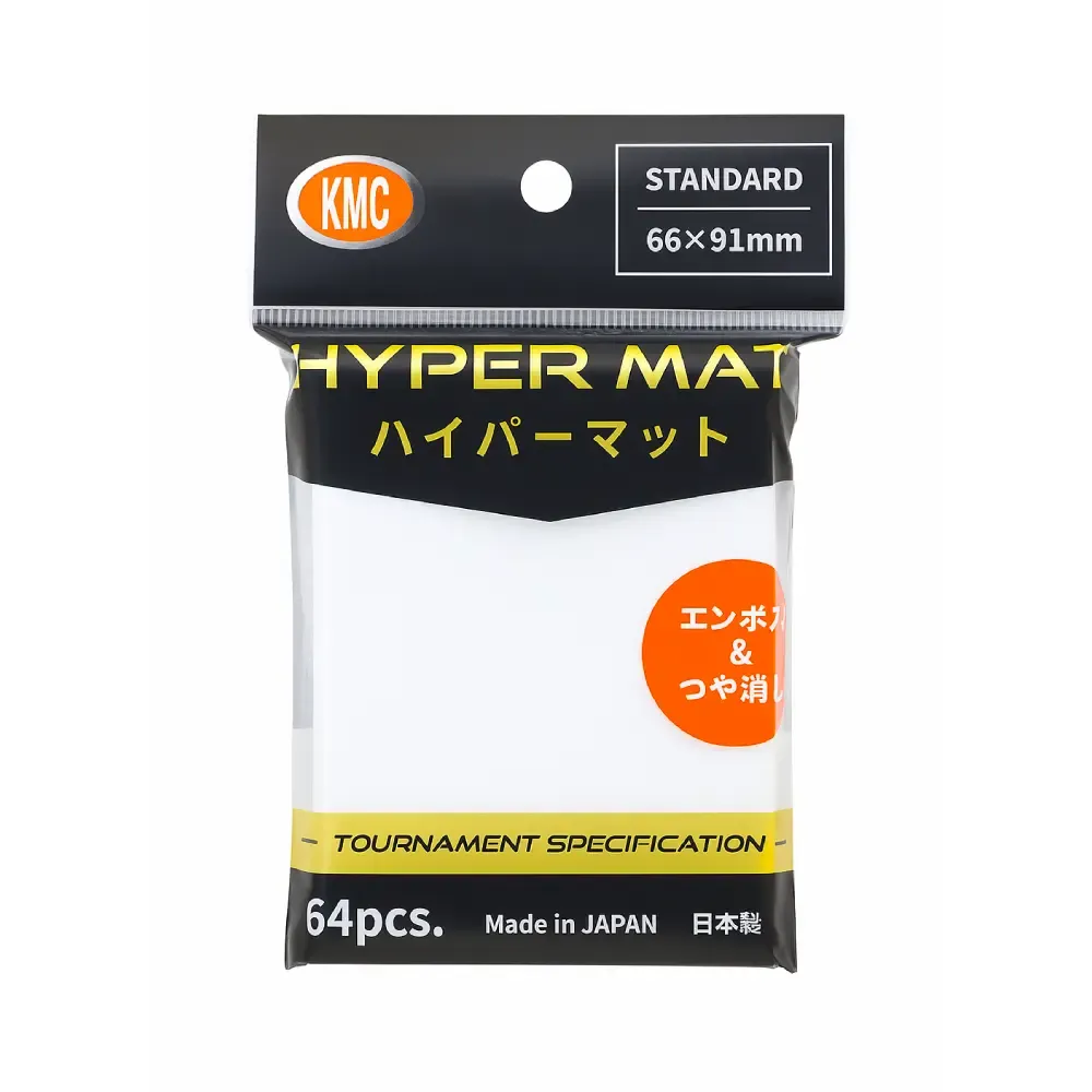 Levně KMC Hyper MAT obaly – White (matné, bílé, 64 ks)