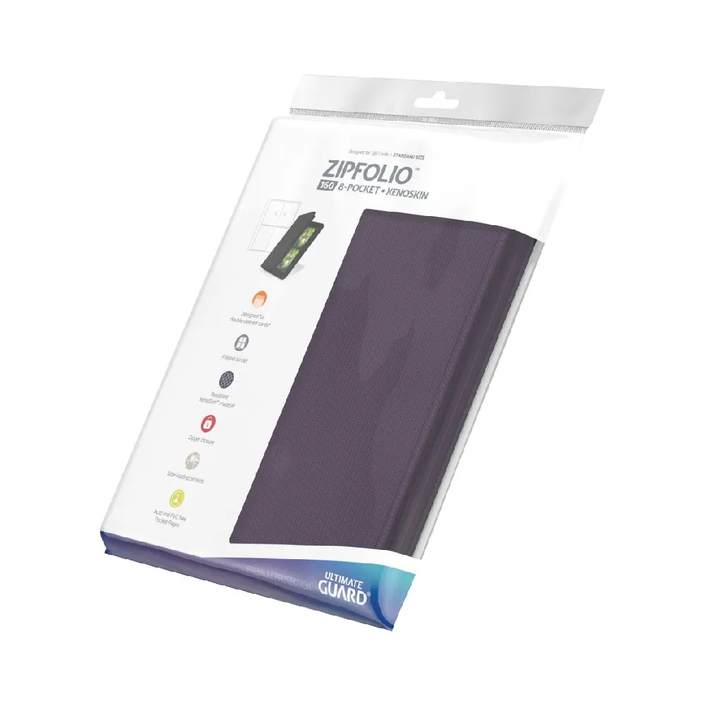 Levně Ultimate Guard Zipfolio Xenoskin – 4 kapsy (fialové) (V.2)