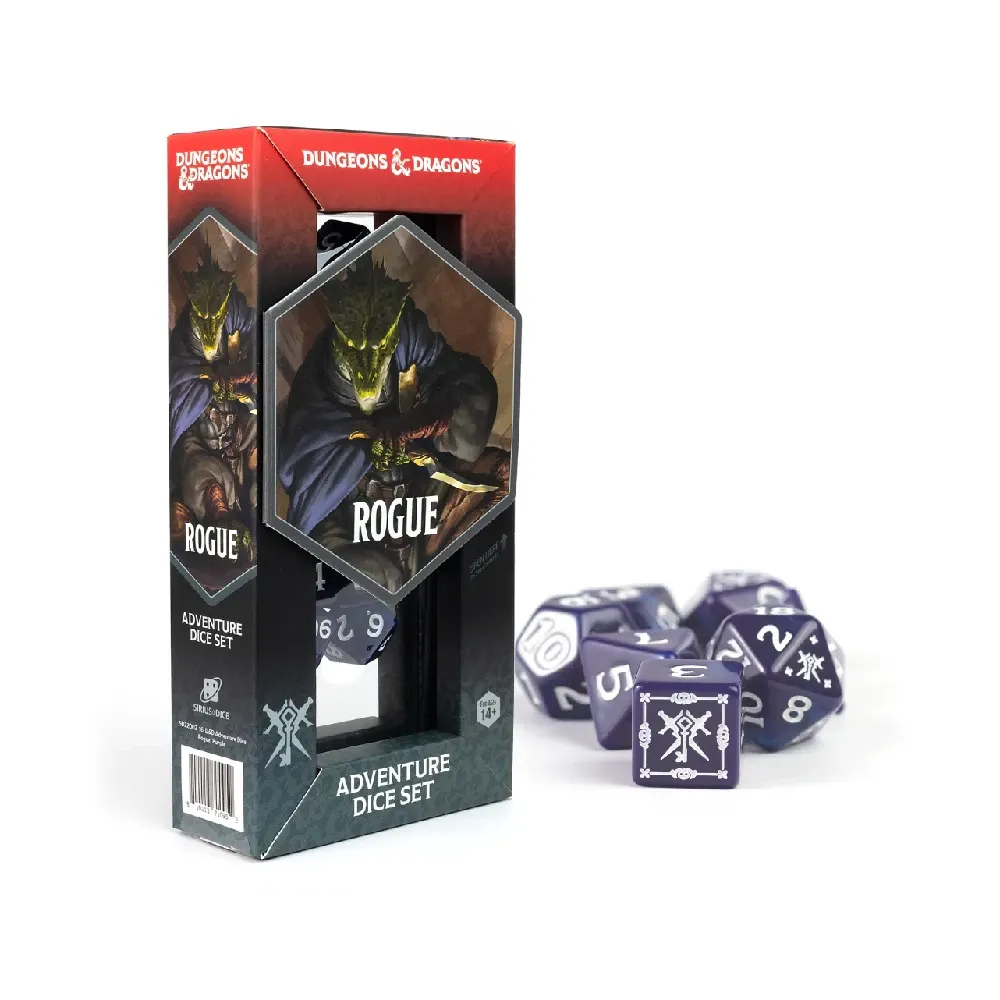Dungeons and Dragons - Adventure Dice Set: Rogue (Fialové)