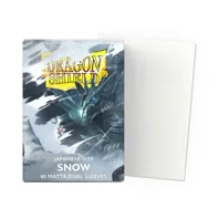Dragon Shield Matte Dual malé obaly – Snow (matné, bílé, 60 ks)