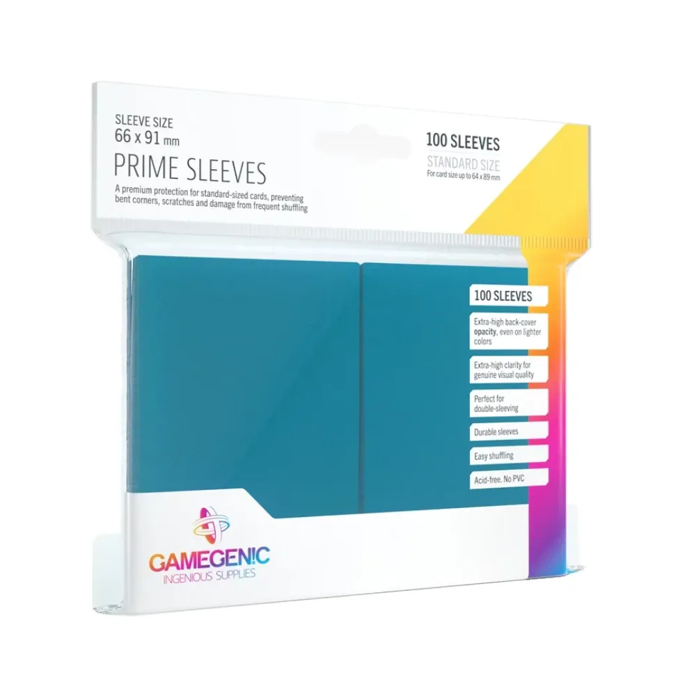 Levně Gamegenic Prime obaly – Blue (modré, 100 ks)